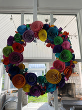 Load image into Gallery viewer, Paper Flower Wreath
